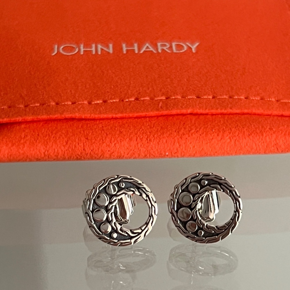 JOHN HARDY Dot Cutout Stud Earrings